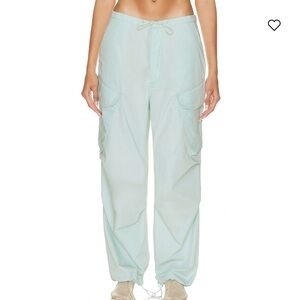 Agolde Ginerva cotton oversized cargo pants mochi size medium